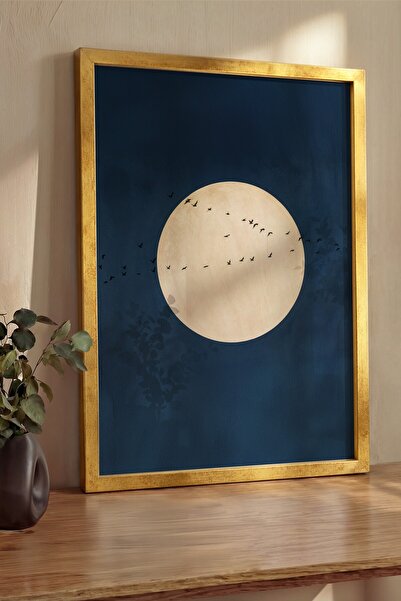 Postifull Pictură de perete, Tablou și poster cu ramă aurie de lux, Seria Rit...