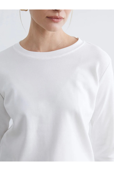 LC Waikiki Ecru Crew Neck Women's Body