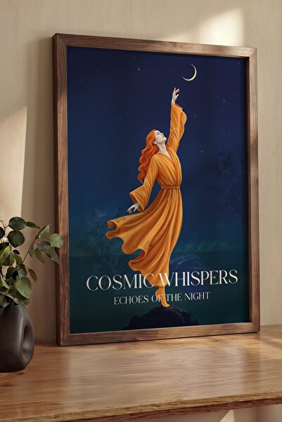 Postifull Pictură de perete, tablou și poster cu ramă maro de lux, Seria Ritu...