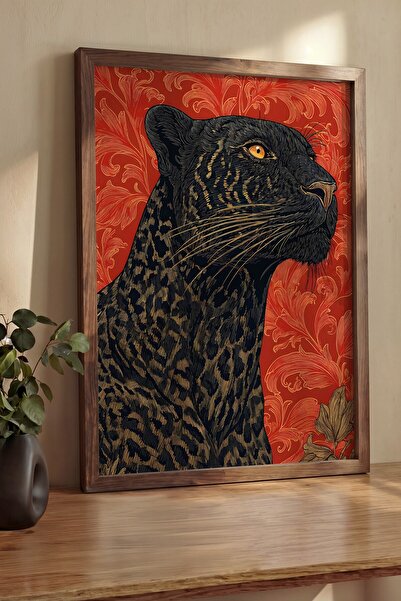 Postifull Zidna slika, luksuzna smeđa uokvirena slika i poster, serija ritual...