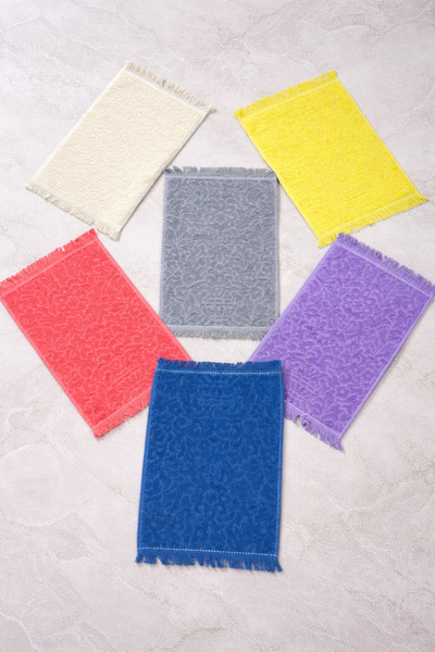 ÖZteks 12 Pieces 30*50 cm Cotton Kitchen Towels & Hand and Face Towels with F...
