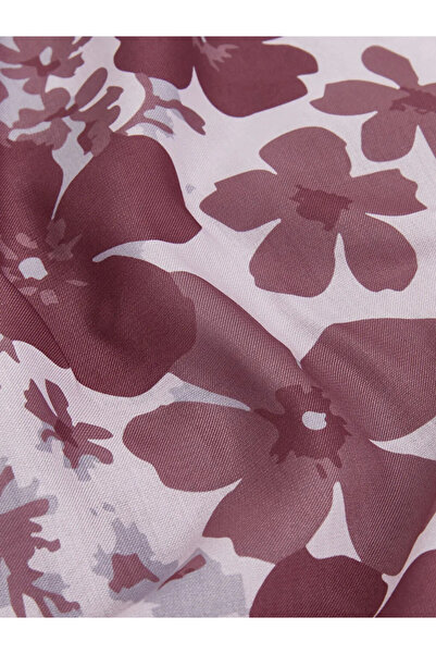 LC Waikiki Burgundy Floral Women's Shawl