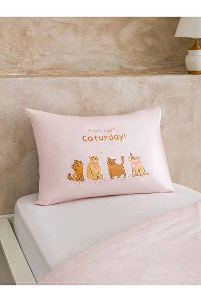 LC Waikiki Mixed Cat Pattern Single Duvet Cover Set