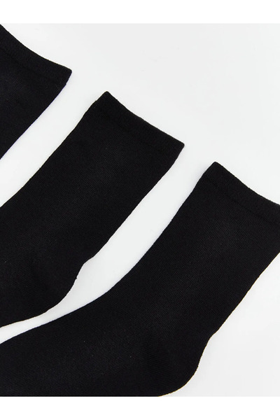 LC Waikiki Black Women's Flat Socks 5-Pack