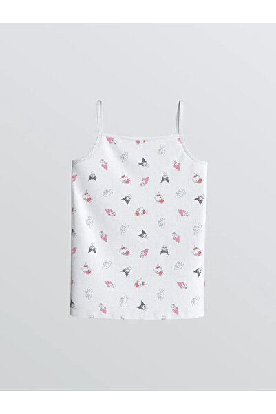 LC Waikiki White hello kitty Printed girls' tank top 2-pack