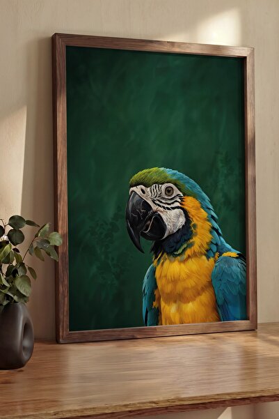 Postifull Pictură de perete, Tablou și poster cu ramă maro de lux, Seria Ritu...