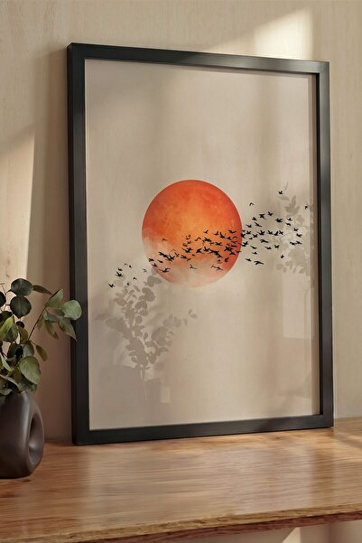 Postifull Zidna slika, luksuzna slika i poster u crnom okviru, serija rituala...