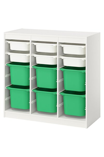 Generic وحدة تخزين تروفاست الجديدة، فاصل للغرف/أبيض أخضر فاتح، 99 × 44 × 94 سم