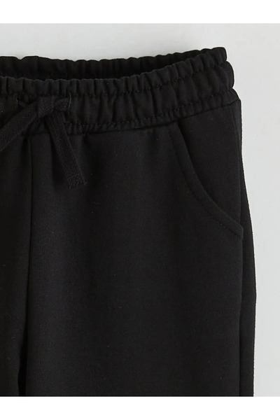 LC Waikiki Siyah Beli Lastikli Erkek Çocuk Jogger Eşofman Altı