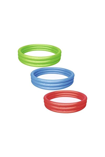 My Reality Fashion Bestwa.Y 51027 Three-Ring Colorful Puffer Pool 183 X 33cm