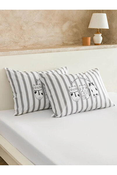 LC Waikiki Black Printed Pillowcases 2-Pack 50X70 cm