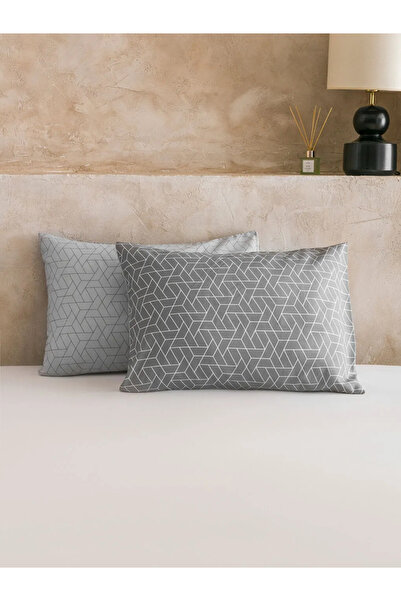 LC Waikiki Gray Patterned Pillowcases 2-Pack 50X70 cm