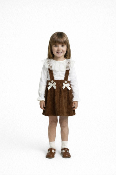 MİSS MİYA Kız çocuk Bodyli salopet Takım