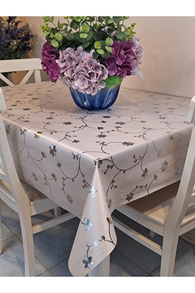 Başak Ev Tekstili Imported Erasable Pvc Tablecloth – Non-Slip Base, Fabric-Lo...