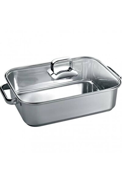 Bosch Tava din otel inoxidabil cu capac termoizolant HEZ390011 - 17000325, id...