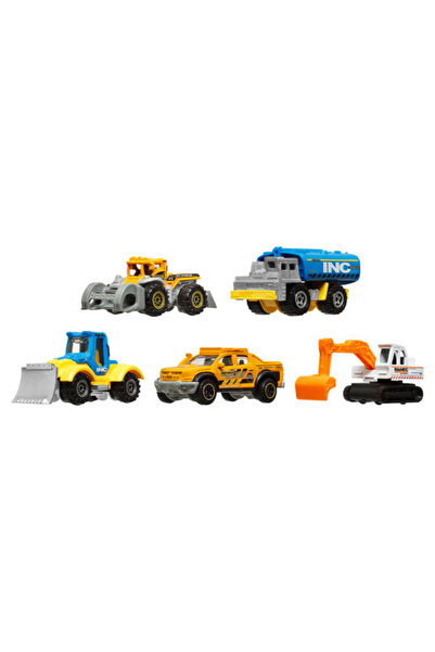 Matchbox Beşli Araba Seti Mbx Construction VII JBX40