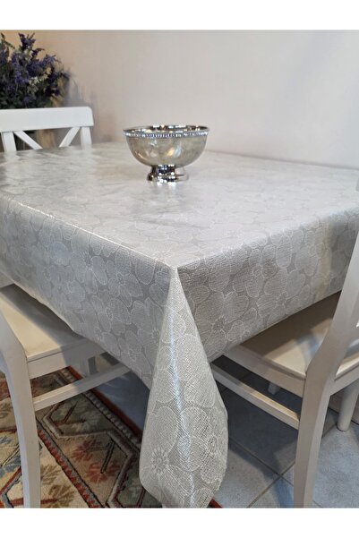 Başak Ev Tekstili Imported Erasable Pvc Tablecloth – Non-Slip Base, Fabric-Lo...