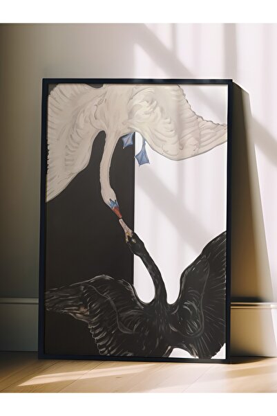 Postifull Duvar Tablosu, Siyah Çerçeveli Tablo ve Poster, Ritüel Serisi, Kuş ...