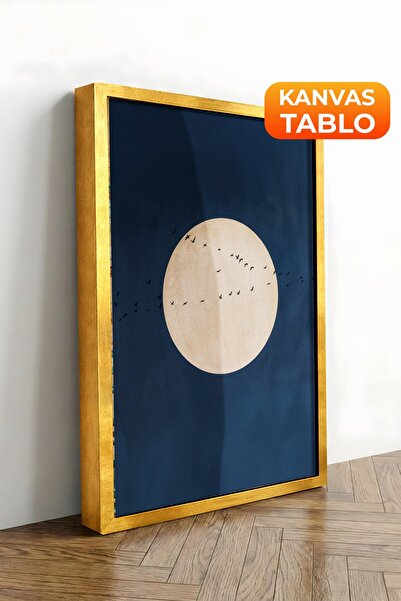 Postifull Zidna slika, luksuzna slika na platnu sa zlatnim okvirom, serija ri...