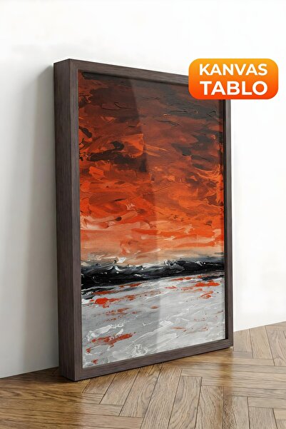 Postifull Zidna slika, slika na platnu sa luksuznim smeđim okvirom, serija ri...