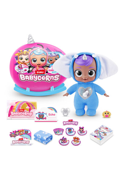 Rainbocorns Sevimli Sürpriz Bebek 92107 Gri Boynuz