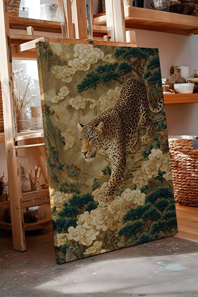 Postifull Wall Painting, Luxury Canvas Painting, Ritual Series, Leopard Paint...