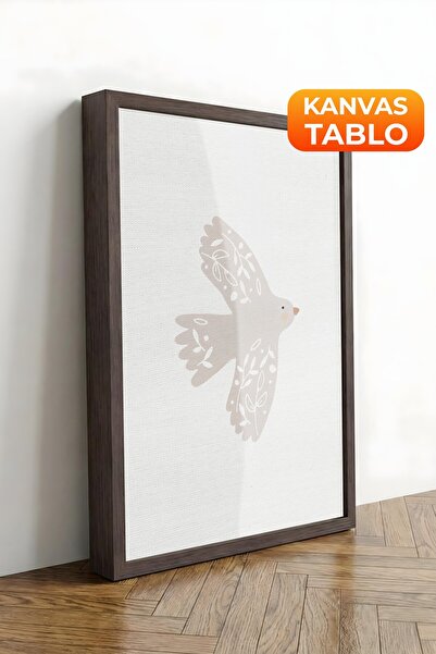 Postifull Zidna slika, luksuzna slika na platnu sa smeđim okvirom, serija rit...