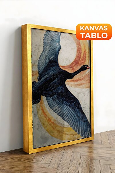 Postifull Zidna slika, luksuzna slika na platnu sa zlatnim okvirom, serija ri...