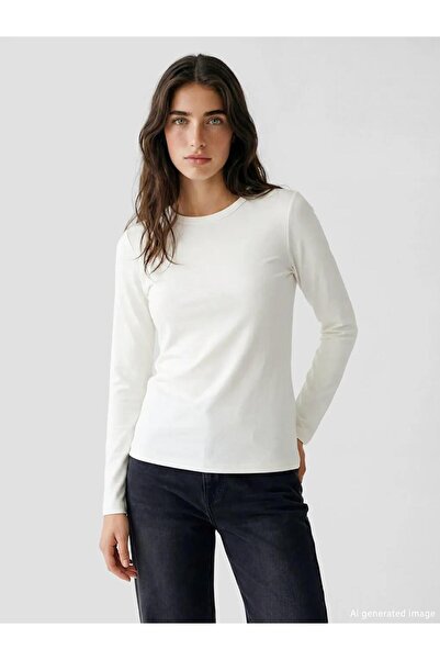 LC Waikiki Γυναικείο κορμάκι με λαιμόκοψη ποδηλάτου (S6)