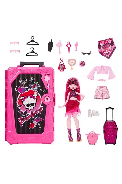 MONSTER HIGH Gizemli Arkadaşlar Tatil Bebeği Draculaura JDR50