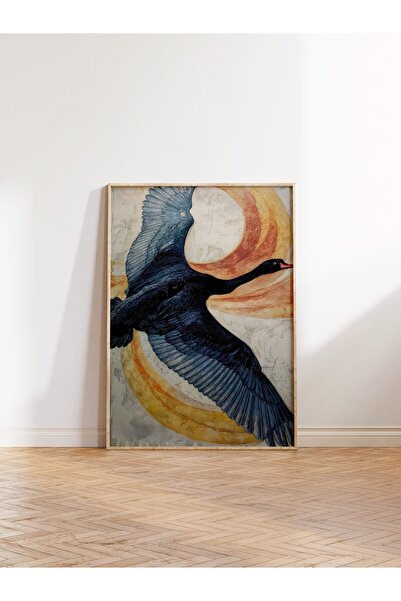 Postifull Wall Art, Wood Framed Art and Poster, Ritual Series, Bird Art, No:1...