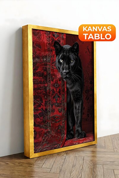 Postifull Zidna slika, luksuzna slika na platnu sa zlatnim okvirom, serija ri...