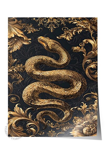 Postifull Wall Poster, Unframed Poster, Art Print, Ritual Series, Snake Paint...