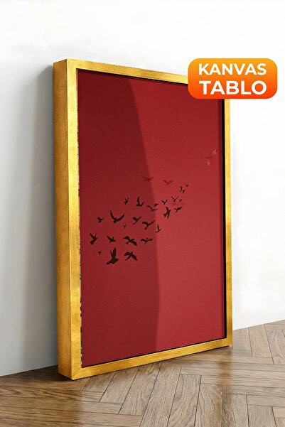 Postifull Zidna slika, luksuzna slika na platnu sa zlatnim okvirom, serija ri...