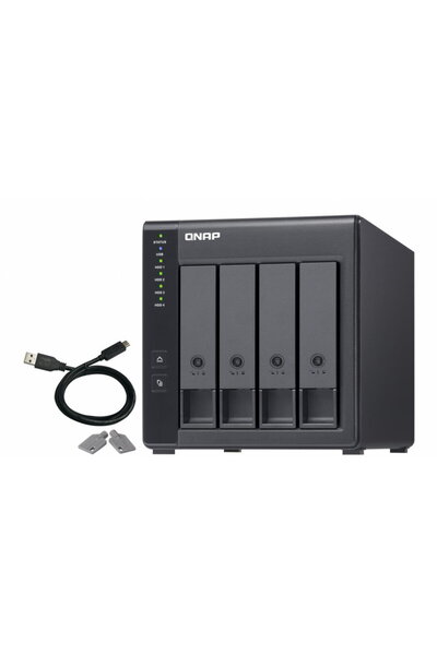 Qnap Stocare cu atașare directă TR-004, 4-bay, USB Tip-C