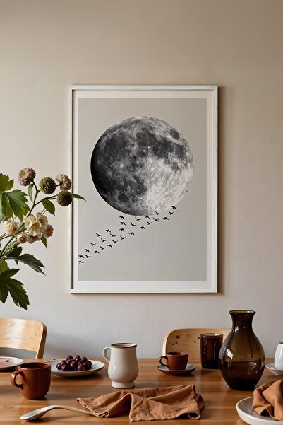 Postifull Pictură de perete, Tablou și poster cu ramă albă, Seria Ritual, Pic...