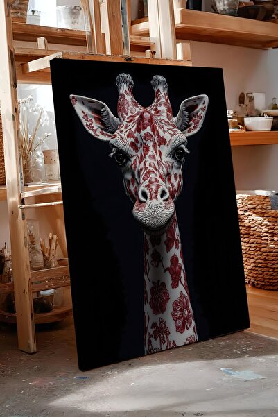 Postifull Zidna slika, Luksuzna slika na platnu, Serija rituala, Slika žirafe...