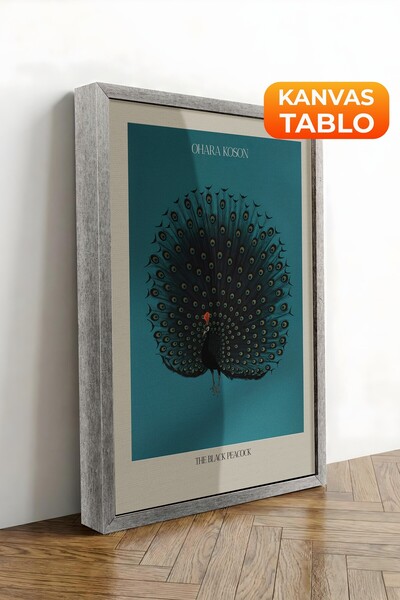 Postifull Pictură murală, Tablou pe pânză cu ramă argintie de lux, Seria Ritu...