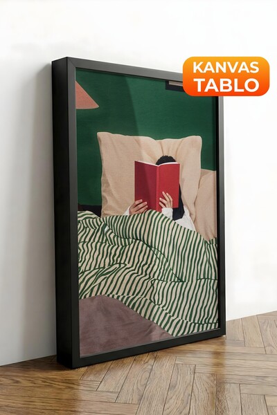 Postifull Zidna slika, luksuzna slika na platnu sa crnim okvirom, serija ritu...