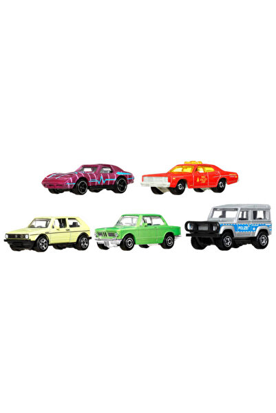 Matchbox Beşli Araba Seti Retro II JBX26