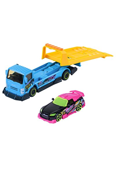 Majorette Jdm Legends Tuning Transporter Isuzu Npr + Honda S2000