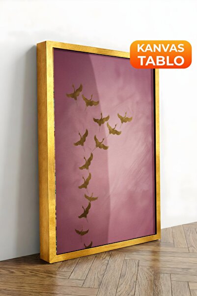 Postifull Zidna slika, luksuzna slika na platnu sa zlatnim okvirom, serija ri...