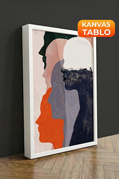 Postifull Pictură murală, Tablou pe pânză cu ramă albă de lux, Seria Ritual, ...