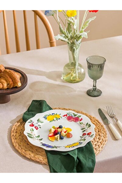 LC Waikiki Printed Porcelain Serving Plate 27 cm (S6)