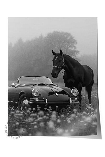 Postifull Duvar Posteri, Çerçevesiz Poster, Sanatsal Baskı, Ritüel Serisi, At...