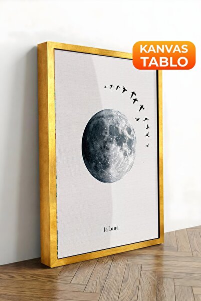 Postifull Zidna slika, luksuzna slika na platnu sa zlatnim okvirom, serija ri...