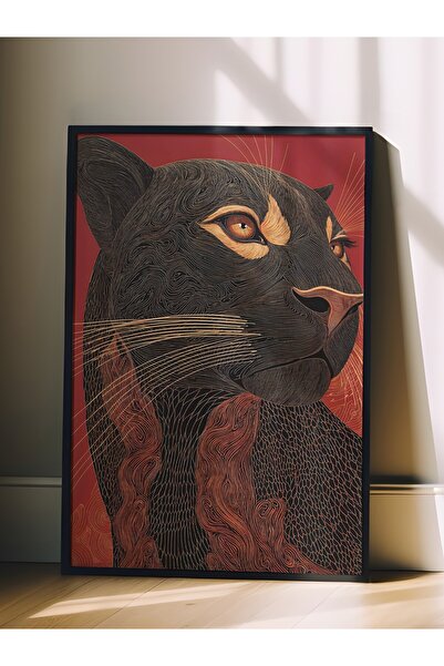 Postifull Стена изкуство, черна рамка произведение на изкуството и плакат, Ри...