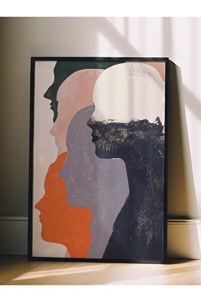 Postifull Zidna slika, slika i poster u crnom okviru, serija rituala, maksima...