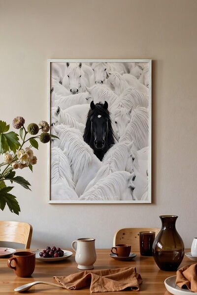 Postifull Zidna slika, slika i poster u belom okviru, serija rituala, slika k...