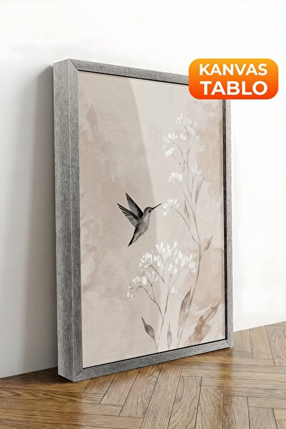 Postifull Pictură murală, Tablou pe pânză cu ramă argintie de lux, Seria Ritu...